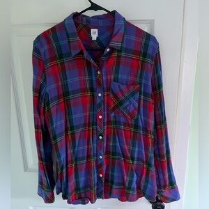 Gap Flannel Shirt - Women’s Size Large
